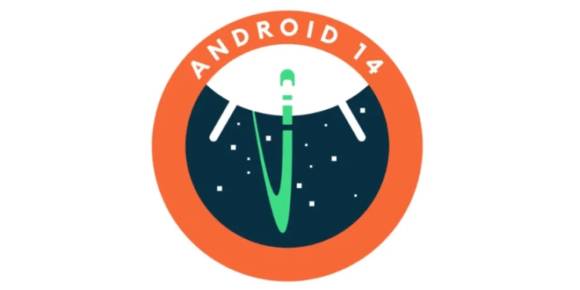 Das Logo von Android 14 