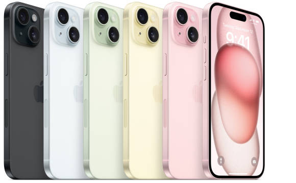 Das iPhone 15 in allen verfügbaren Farben